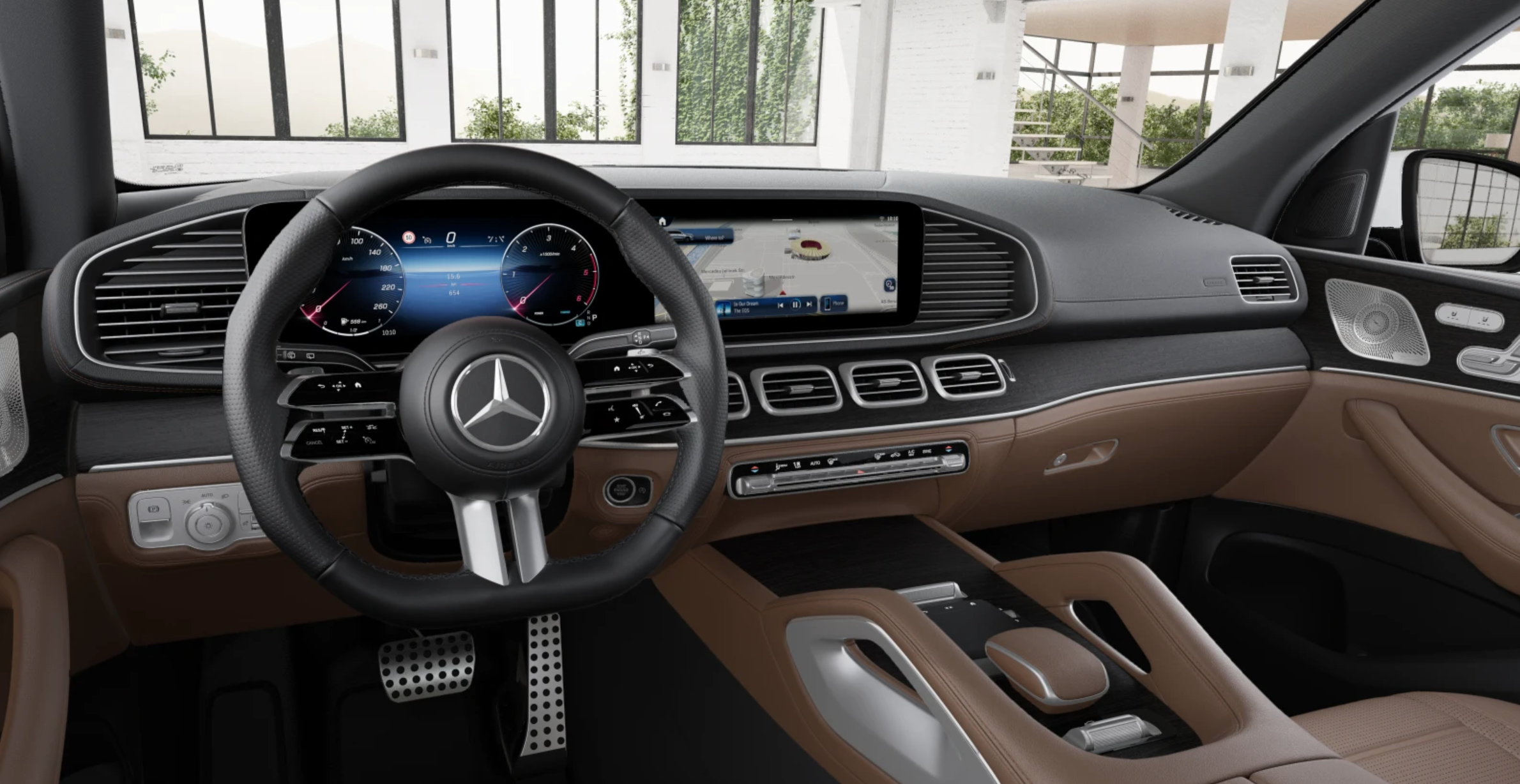 Mercedes GLS 350d 4matic AMG | FACELIFT | skladem | nové české auto | nejmodernější velké naftové SUV | luxusní hnědý interiér | nafta | super výbava | skvělá cena | nákup online | online autosalon | online zprostředkovatel | AUTOiBUY.com
